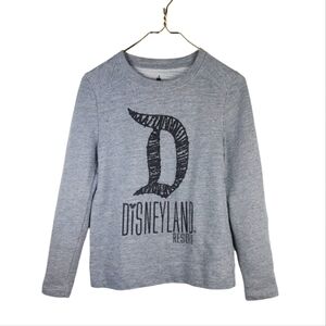 Disney Parks Women’s Disneyland Resort Heathered light Gray  Sweatshirt xs